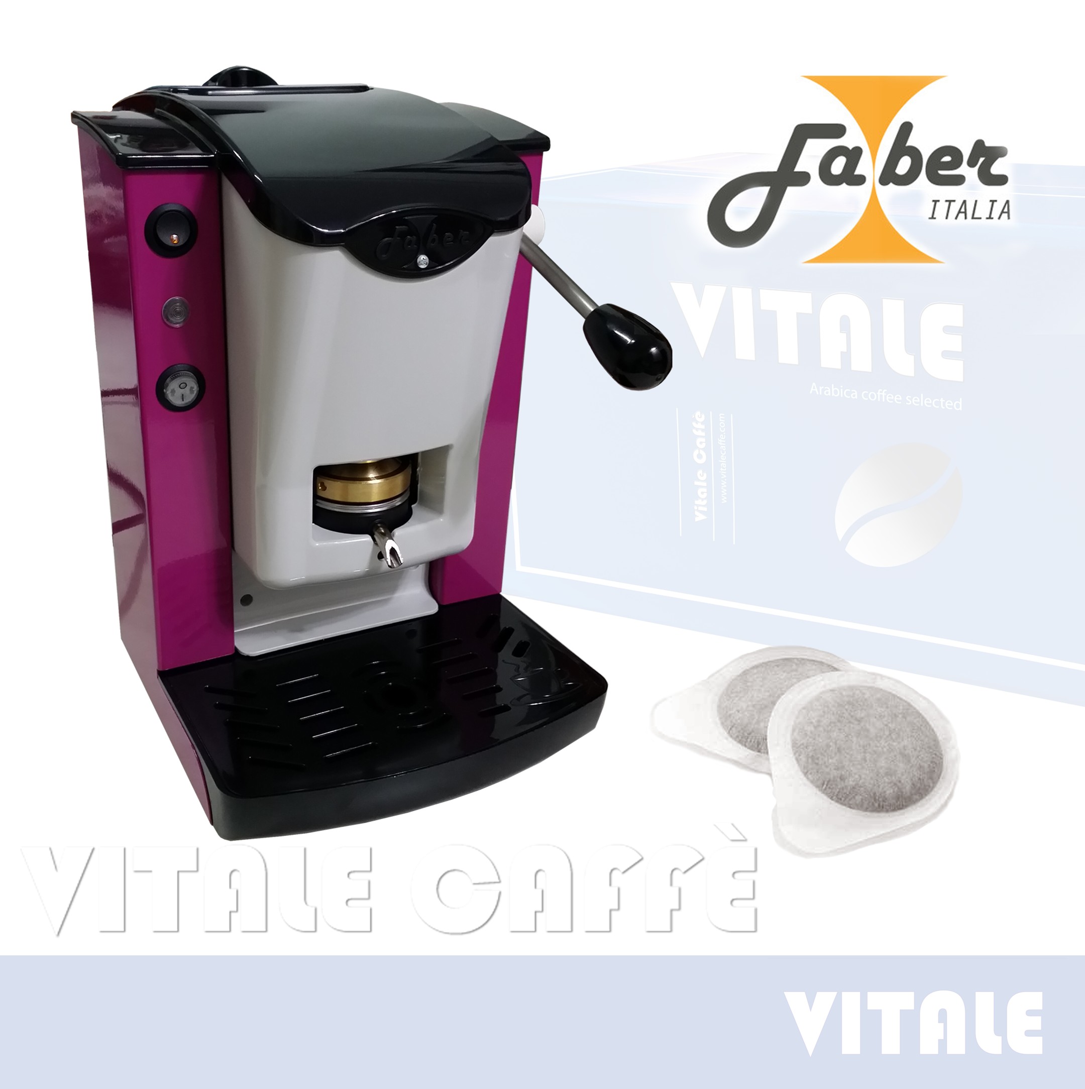 Coffee machine Espresso Ese Pods Faber model Nuova Slot